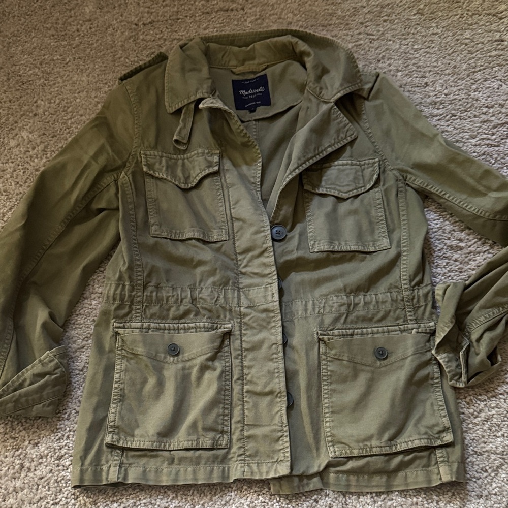 Madewell Khaki Utility Jacket